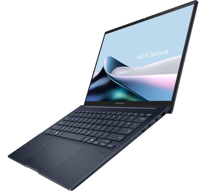 Ноутбук ASUS Zenbook 14 UX3405CA-QL296 14" WUXGA Touch OLED, Intel Ultra 5 225H, 16GB, F512GB, UMA, NoOS, Блакитний