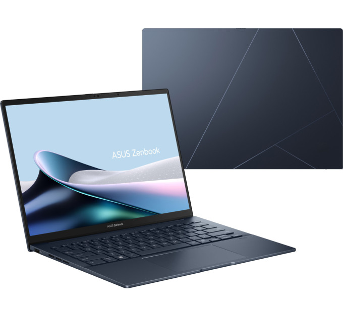 Ноутбук ASUS Zenbook 14 UX3405CA-QL296 14" WUXGA Touch OLED, Intel Ultra 5 225H, 16GB, F512GB, UMA, NoOS, Блакитний