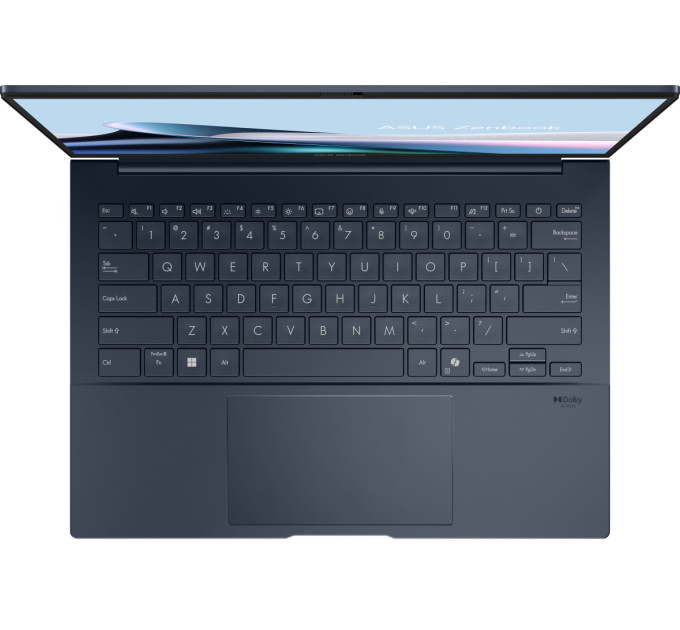 Ноутбук ASUS Zenbook 14 UX3405CA-QL296 14" WUXGA Touch OLED, Intel Ultra 5 225H, 16GB, F512GB, UMA, NoOS, Блакитний