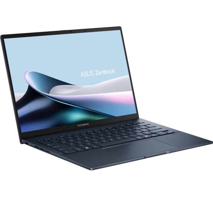 Ноутбук ASUS Zenbook 14 UX3405CA-QL296 14" WUXGA Touch OLED, Intel Ultra 5 225H, 16GB, F512GB, UMA, NoOS, Блакитний