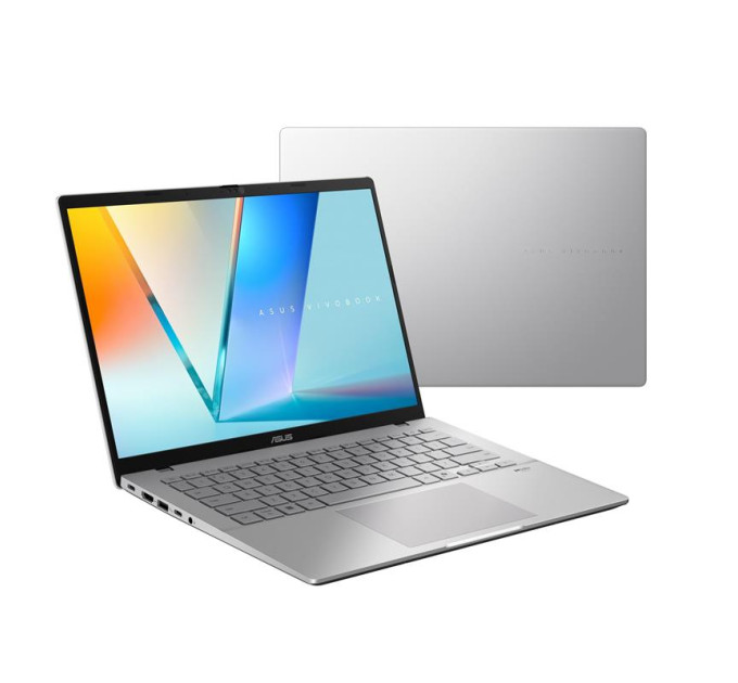 Ноутбук ASUS Vivobook S14 S3407VA-LY102 14" WUXGA IPS, Intel 7 240H, 16GB, F512GB, UMA, NoOS, Сріблястий