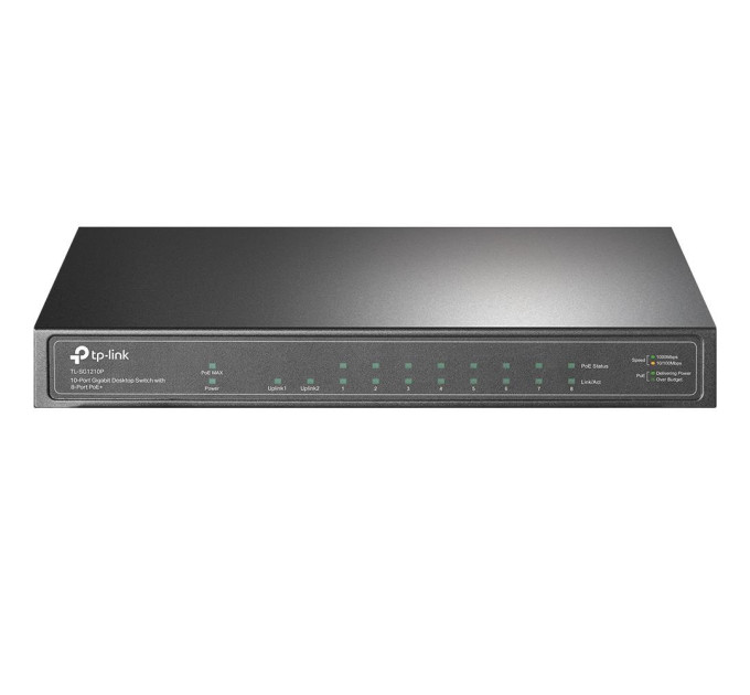 TP-Link Гігабітний настільний комутатор, TL-SG1210P