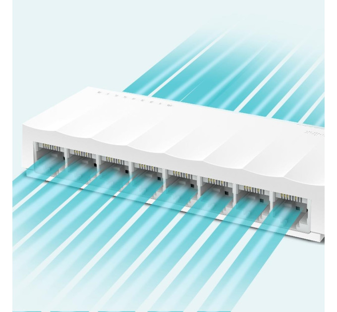 TP-Link Настільний комутатор на 8 портів 10/100 Мбіт/с, LS1008