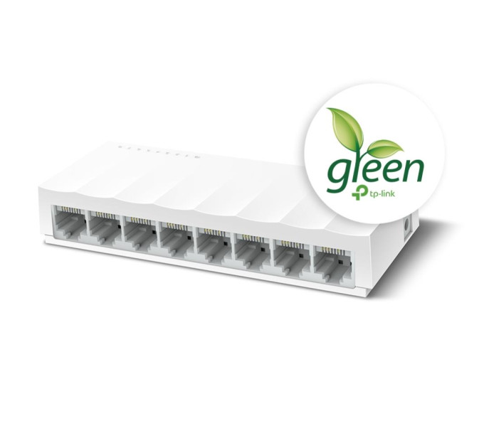 TP-Link Настільний комутатор на 8 портів 10/100 Мбіт/с, LS1008