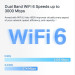 Mercusys Домашня Mesh Wi-Fi система (3 шт у комплекті), Halo H80X(3-pack) MERCUSYS