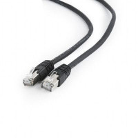 Патч корд Cablexpert PP6-3M/BK, FTP, категорія. 6, литий,  50u" штекер із фіксатором, 3 м, чорний