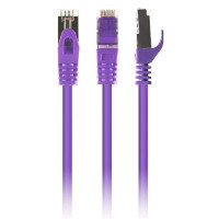 Патч корд Cablexpert PP6A-LSZHCU-V-2M, S/STP, литий, 50u" штекер із фіксатором, 2,0 м, пурпуровий