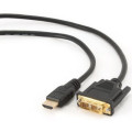 Cablexpert Кабель Cablexpert CC-HDMI-DVI-15, HDMI тато/DVI тато, позолочені коннектори, 4.5 м