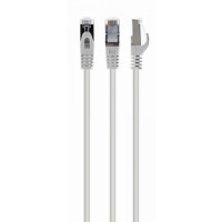 Патч корд Cablexpert PP6A-LSZHCU-W-10M, S/STP, литий, 50u" штекер із фіксатором, 10 м, білий