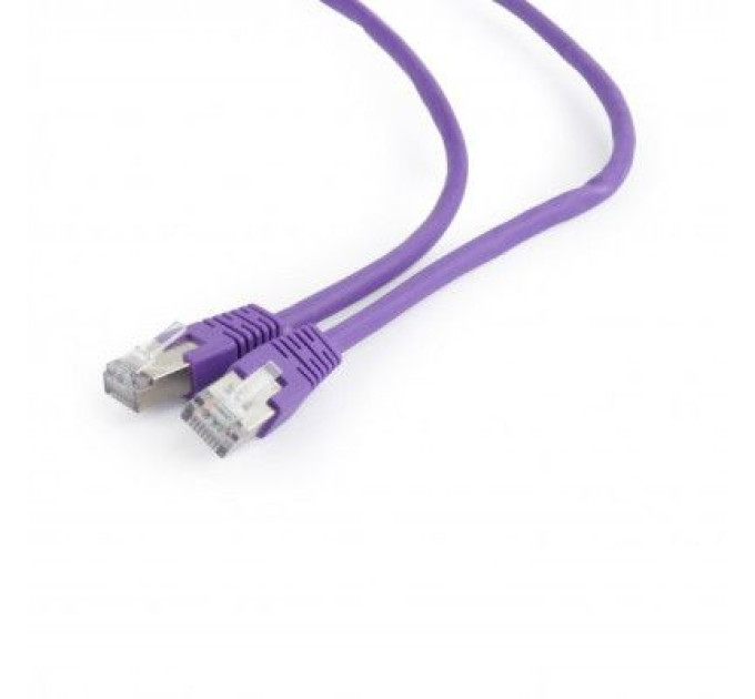 Cablexpert Патч корд Cablexpert PP6-0.5M/V, FTP, категорія. 6, литий,  50u" штекер із фіксатором, 0.5 м, фіолетовий
