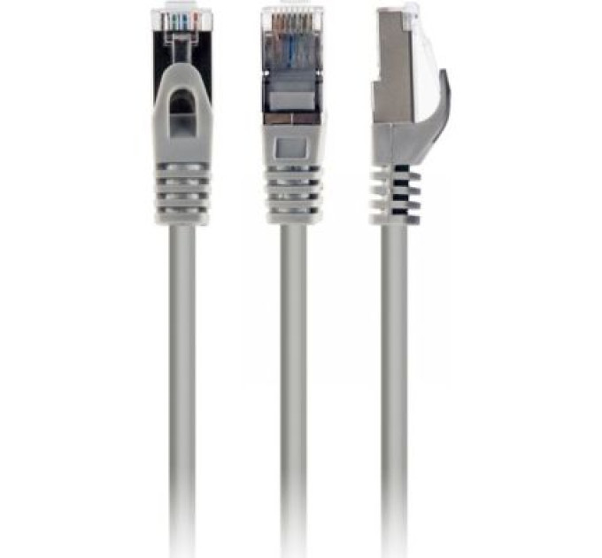 Cablexpert Патч корд Cablexpert PP6A-LSZHCU-2M, S/STP, литий, 50u" штекер із фіксатором, 2.0 м, сірий