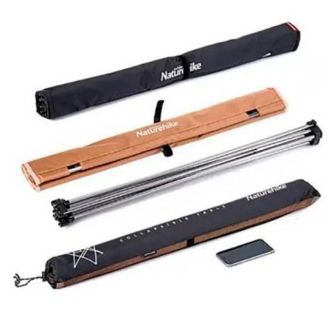 Naturehike Туристичний стіл Naturehike NH20JJ020 L Aluminium Black (6927595763421)