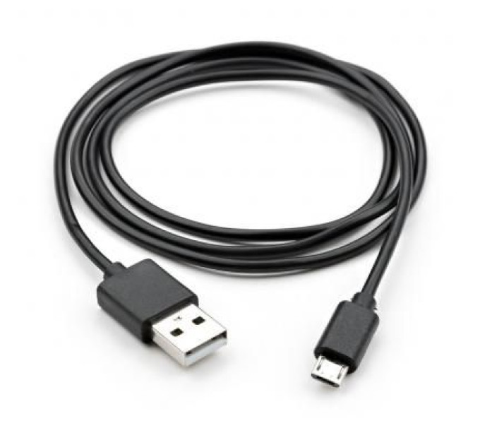 Vinga Дата кабель USB 2.0 AM to Micro 5P PVC 1m black Vinga (VCPDCM1BK)