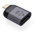 Vinga Перехідник Type-C Male to DP 1.4 8K60Hz compact Vinga (VCPATCDP4C)