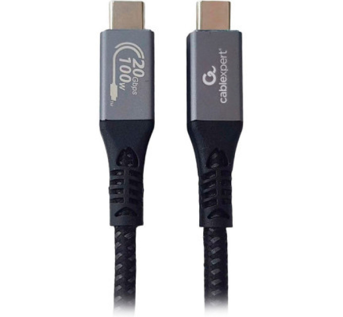 Cablexpert Кабель Cablexpert CCBP-USB3-CMCM100-1.5M, преміум якість USB USB C 3.2 Gen2*2 C-тато/C-тато, 1,5 м.