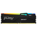 Kingston Fury (ex.HyperX) Модуль пам'яті для комп'ютера DDR5 16GB 6000 MHz FURY Beast RGB EXPO Kingston Fury (ex.HyperX) (KF560C30BBEA-16)