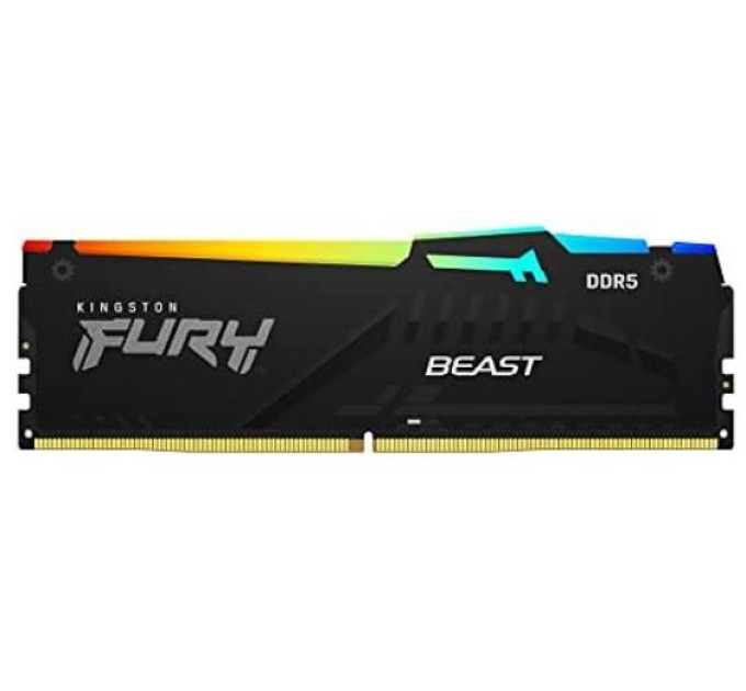 Kingston Fury (ex.HyperX) Модуль пам'яті для комп'ютера DDR5 16GB 6000 MHz FURY Beast RGB EXPO Kingston Fury (ex.HyperX) (KF560C30BBEA-16)
