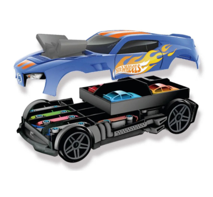 Hot Wheels Ігровий набір Hot Wheels Гоночний автомобіль-гараж 2 в 1 (HWCC15)