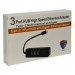 Dynamode Перехідник Dynamode USB 3.1 Type-C - RJ45 Gigabit Lan, 3*USB 3.0 (USB3.1-TypeC-RJ45-HUB3)