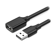 Дата кабель USB 2.0 AM/AF 3.0m US103 Black Ugreen (10317)