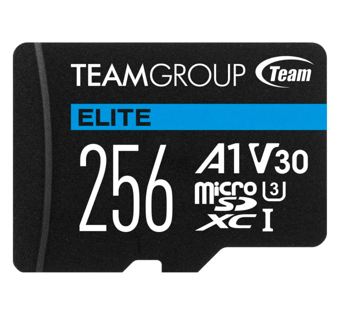 Team Карта пам`ятi MicroSDXC 256GB UHS-I/U3 Class 10 Team Elite (TEAUSDX256GIV30A103)