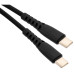 Vinga Дата кабель USB-C to USB-C 1.2m 60W Silicon Black Vinga (VCDCCC2612SB)