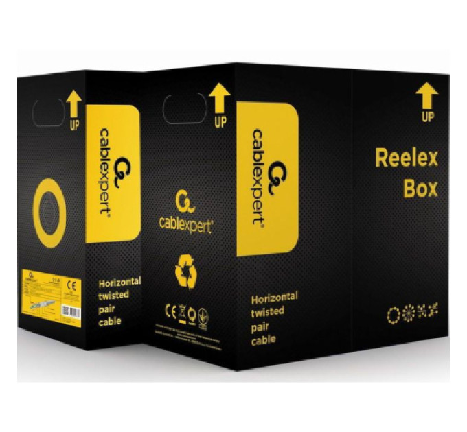Cablexpert Звита пара, Cablexpert SPC-5004E, CAT5e, багатожильна, мідь, екранована фольгою, 305 м