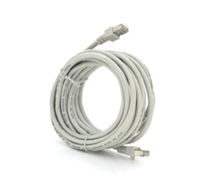 Ritar Патч-корд 5м FTP cat.5e, CU, RJ45, grey Ritar (PCR-CU/5G)