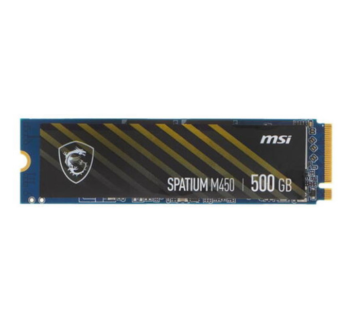 MSI Накопичувач SSD 500GB MSI Spatium M452 M.2 2280 PCIe 4.0 x4 NVMe 3D NAND TLC (S78-440K210-P83)