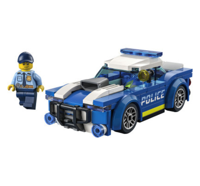 LEGO Конструктор LEGO City Поліцейський автомобіль 94 деталі (60312)