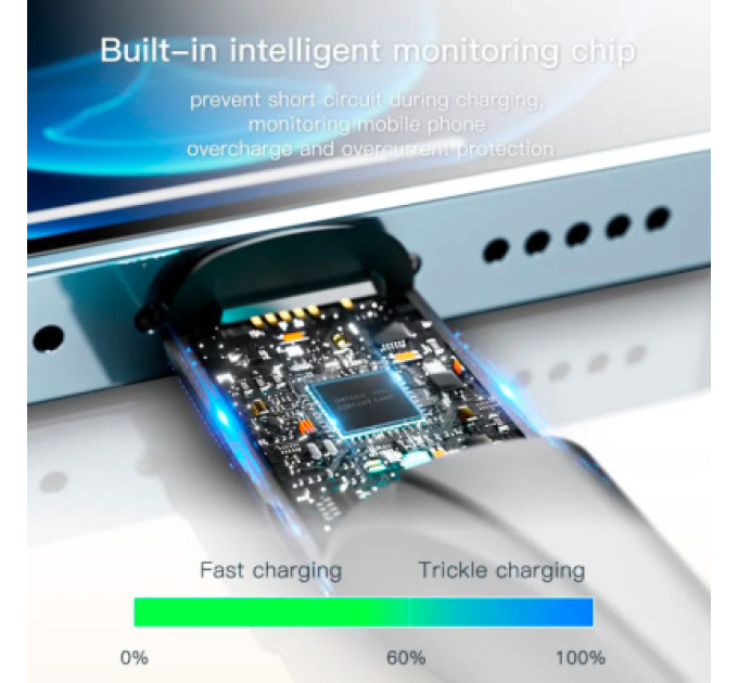 Essager Дата кабель USB 2.0 AM to Lightning 1.0m 2.4A black Essager (EXCL-LS01)
