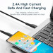 Essager Дата кабель USB 2.0 AM to Lightning 1.0m 2.4A black Essager (EXCL-LS01)
