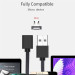 Essager Дата кабель USB 2.0 AM to Micro 5P 1.0m Magnetic black Essager (EXCCXM-ML01)