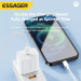 Essager Зарядний пристрій Essager USB-C PD20W + cable USB-C to Lightning white (EFJB02-XBL02-T)