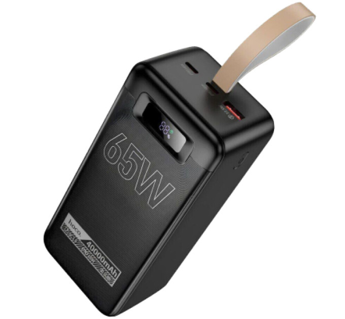 HOCO Батарея універсальна HOCO 40000mAh Aquila PD/3.0/65W QC/3.0 Black (DB82 / 714726)