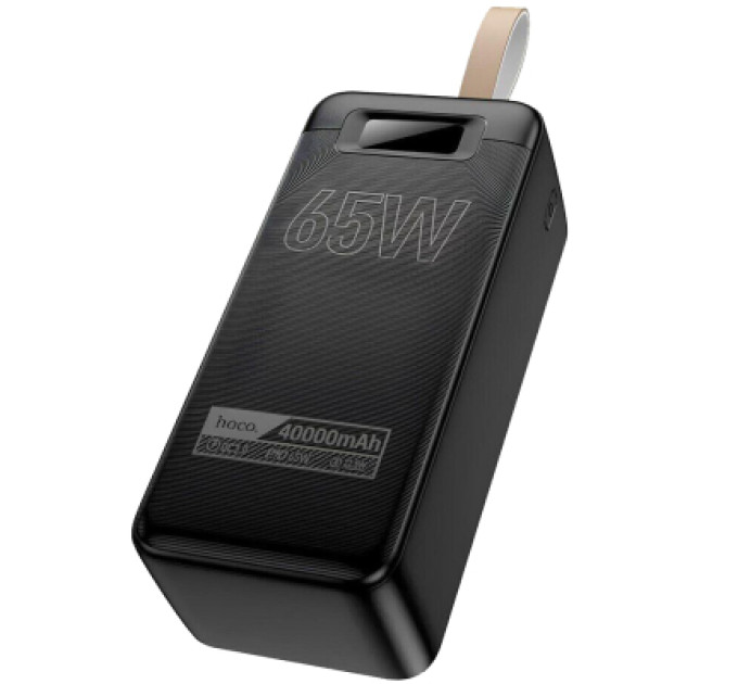 HOCO Батарея універсальна HOCO 40000mAh Aquila PD/3.0/65W QC/3.0 Black (DB82 / 714726)