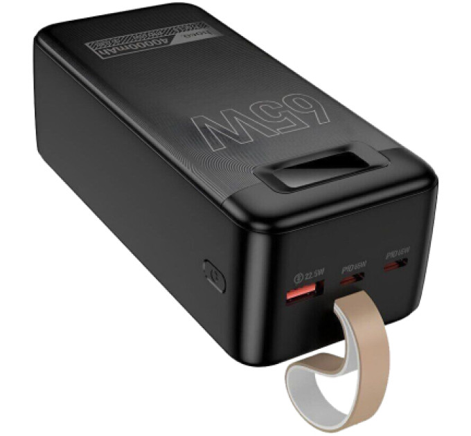 HOCO Батарея універсальна HOCO 40000mAh Aquila PD/3.0/65W QC/3.0 Black (DB82 / 714726)