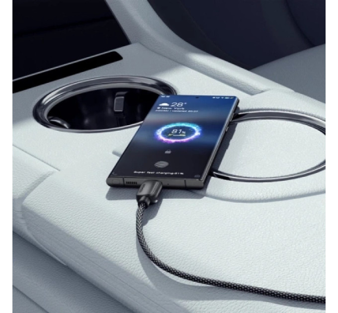 Essager Дата кабель USB 2.0 AM to USB-C 1.0m 100W white Essager (EXC7A-WL02-P)