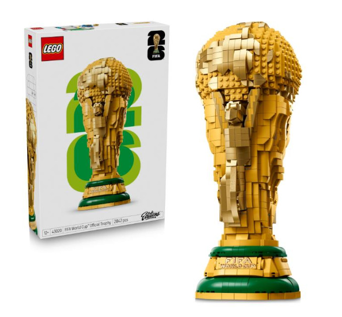 LEGO Конструктор LEGO Editions Football Офіційний трофей чемпіонату світу з футболу FIFA (43020-)