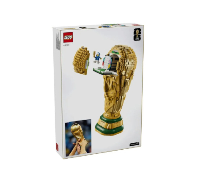 LEGO Конструктор LEGO Editions Football Офіційний трофей чемпіонату світу з футболу FIFA (43020-)