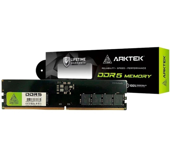 Оперативна пам’ять Arktek DRAM DDR5 16GB 5200MHz (AKD5S16P5200)