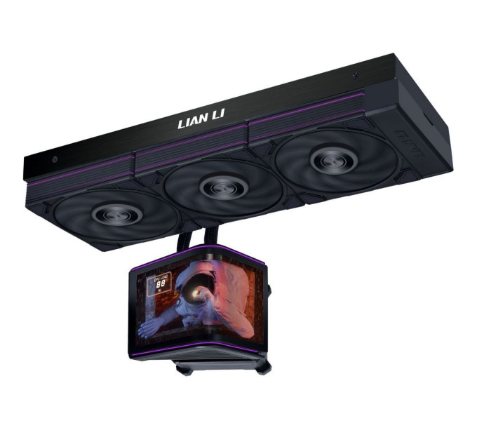 Lian Li Система водяного охолодження Lian Li HydroShift II OLED Curved 360 P28 Black (G89.GHS2OLDC36PB.00)