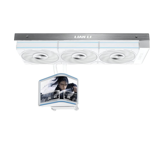 Lian Li Система водяного охолодження Lian Li HydroShift II OLED Curved 360 P28 White (G89.GHS2OLDC36PW.00)