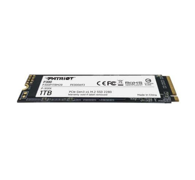 Patriot Твердотільний запам’ятовувальний пристрій накопичувач (SSD) M.2 2280 1TB P300 P300P1TBM28 PATRIOT