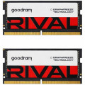 Goodram Модуль пам'яті для ноутбука SoDIMM DDR5 32GB (2x16GB) 5600 MHz Rival Goodram (GGEES5-56L40S/32GDC)