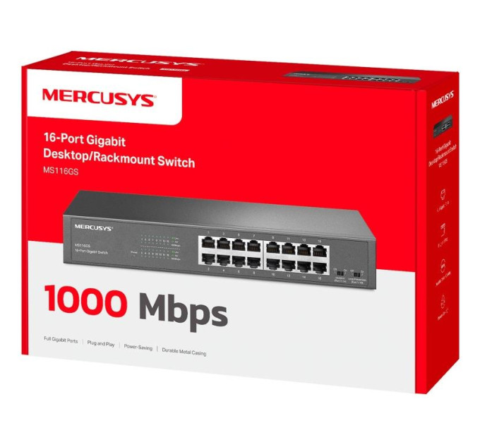 Комутатор MS116GS MERCUSYS