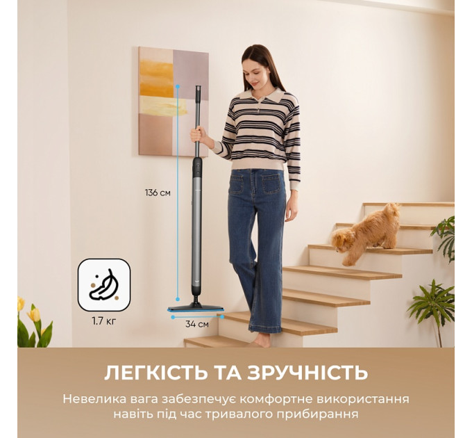 Акумуляторний миючий пилосос Dreame Mira Mop 10 White (HMF10A-WH)
