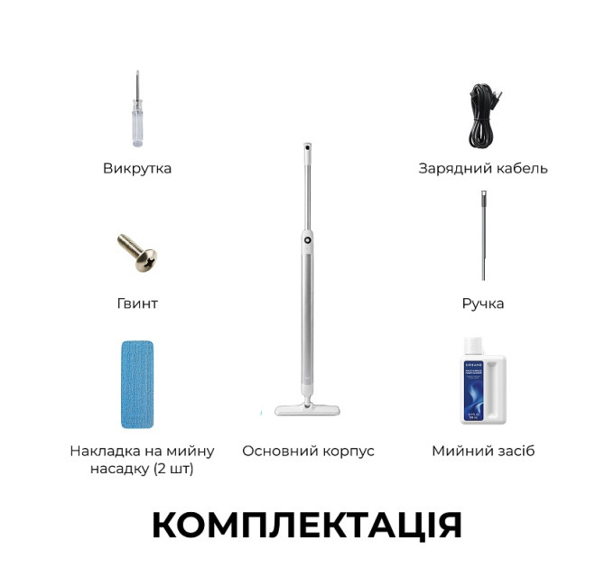 Акумуляторний миючий пилосос Dreame Mira Mop 10 White (HMF10A-WH)