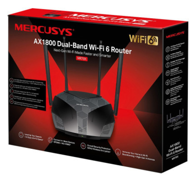 Маршрутизатор Mercusys MR70X