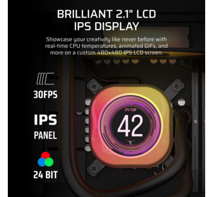 Corsair Система рідинного охолодження Corsair iCUE LINK TITAN 360 RX LCD (CW-9061023-WW)